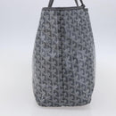 GOYARD Herringbone Saint Louis PM Tote Bag PVC Gray Auth 151375SM-3