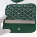 GOYARD Herringbone Saint Louis PM Tote Bag PVC Green Auth 151376SM-24