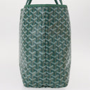 GOYARD Herringbone Saint Louis PM Tote Bag PVC Green Auth 151376SM-4