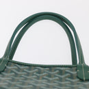 GOYARD Herringbone Saint Louis PM Tote Bag PVC Green Auth 151376SM-8