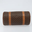 CELINE Macadam Canvas Hand Bag PVC Brown Gold Auth 151395-9