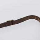 Burberrys Nova Check Shoulder Bag Canvas Beige Gold Auth 151396-8