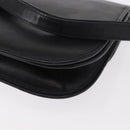 Christian Dior Shoulder Bag Leather Black Gold Auth 151397-18