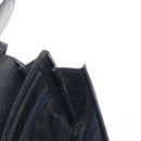 Christian Dior Shoulder Bag Leather Black Gold Auth 151397-21