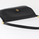 Christian Dior Shoulder Bag Leather Black Gold Auth 151397-6