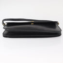 Christian Dior Shoulder Bag Leather Black Gold Auth 151397-5