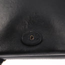 CHANEL Matelasse Chain Shoulder Bag Lamb Skin Black Gold CC Auth 151404-10