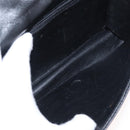 CHANEL Matelasse Chain Shoulder Bag Lamb Skin Black Gold CC Auth 151404-11