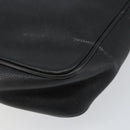 CHANEL Triple COCO Mark Shoulder Bag Caviar Skin Black Gold CC Auth 151405-12