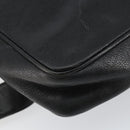 CHANEL Triple COCO Mark Shoulder Bag Caviar Skin Black Gold CC Auth 151405-13