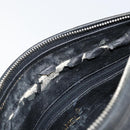 CHANEL Triple COCO Mark Shoulder Bag Caviar Skin Black Gold CC Auth 151405-15