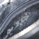 CHANEL Triple COCO Mark Shoulder Bag Caviar Skin Black Gold CC Auth 151405-16