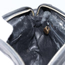 CHANEL Triple COCO Mark Shoulder Bag Caviar Skin Black Gold CC Auth 151405-19