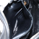 CHANEL Triple COCO Mark Shoulder Bag Caviar Skin Black Gold CC Auth 151405-21