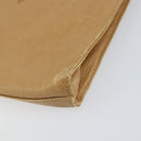 CHANEL COCO Mark Document Case Clutch Bag Caviar Skin Beige Gold CC Auth 151406-15