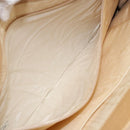 CHANEL COCO Mark Document Case Clutch Bag Caviar Skin Beige Gold CC Auth 151406-11