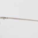 CHANEL Sunglasses plastic Silver CC Auth 151408-14