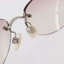 CHANEL Sunglasses plastic Silver CC Auth 151408-7