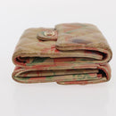 CHANEL Matelasse Compact Wallet Lamb Skin Multicolor CC Auth 151409-4