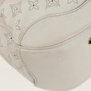 LOUIS VUITTON Mahina Solar GM Hand Bag White M93128 LV Auth 151410A-15