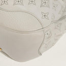 LOUIS VUITTON Mahina Solar GM Hand Bag White M93128 LV Auth 151410A-16