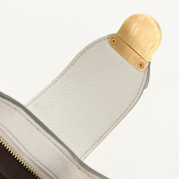 LOUIS VUITTON Mahina Solar GM Hand Bag White M93128 LV Auth 151410A