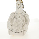 LOUIS VUITTON Mahina Solar GM Hand Bag White M93128 LV Auth 151410A-4