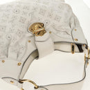 LOUIS VUITTON Mahina Solar GM Hand Bag White M93128 LV Auth 151410A-6