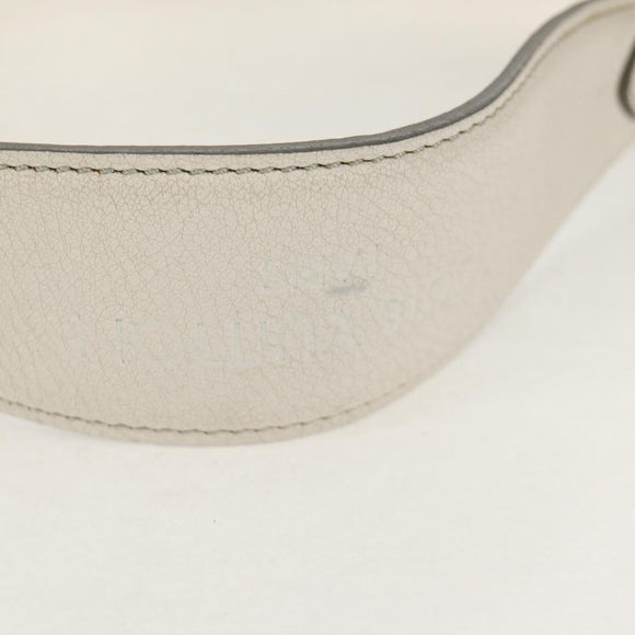 LOUIS VUITTON Mahina Solar GM Hand Bag White M93128 LV Auth 151410A