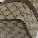 GUCCI GG Supreme Web Sherry Line Hand Bag PVC Beige Gold 40 02 006 Auth 151421-15