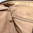 GUCCI GG Supreme Web Sherry Line Hand Bag PVC Beige Gold 40 02 006 Auth 151421-22