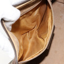 GUCCI GG Supreme Web Sherry Line Hand Bag PVC Beige Gold 40 02 006 Auth 151421-11