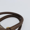 GUCCI GG Supreme Web Sherry Line Hand Bag PVC Beige Gold 40 02 006 Auth 151421-14