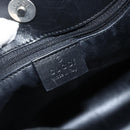 GUCCI Shoulder Bag Leather Black Silver 001 3167 Auth 151423-18