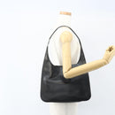 GUCCI Shoulder Bag Leather Black Silver 001 3167 Auth 151423-22