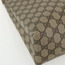 GUCCI GG Supreme Tote Bag PVC Beige Gold 39 02 061 Auth 151428-11