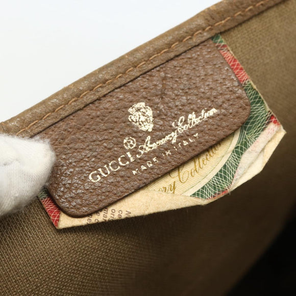 GUCCI GG Supreme Tote Bag PVC Beige Gold 39 02 061 Auth 151428