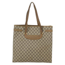 GUCCI GG Supreme Tote Bag PVC Beige Gold 39 02 061 Auth 151428-3