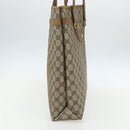 GUCCI GG Supreme Tote Bag PVC Beige Gold 39 02 061 Auth 151428-4