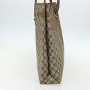 GUCCI GG Supreme Tote Bag PVC Beige Gold 39 02 061 Auth 151428-5