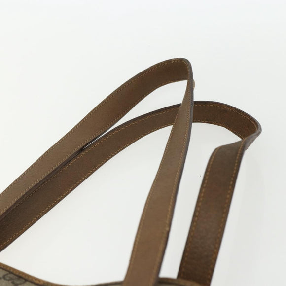 GUCCI GG Supreme Tote Bag PVC Beige Gold 39 02 061 Auth 151428