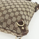 GUCCI GG Canvas Shoulder Bag Beige Gold 131326 Auth 151429-9