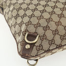 GUCCI GG Canvas Shoulder Bag Beige Gold 131326 Auth 151429-14