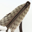 GUCCI GG Canvas Shoulder Bag Beige Gold 131326 Auth 151429-6