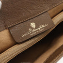 GUCCI GG Supreme Web Sherry Line Bag PVC Beige Gold 116 02 024 Auth 151431-15