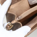 GUCCI GG Supreme Web Sherry Line Bag PVC Beige Gold 116 02 024 Auth 151431-16