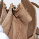 GUCCI GG Supreme Web Sherry Line Bag PVC Beige Gold 116 02 024 Auth 151431-19