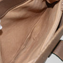 GUCCI GG Supreme Web Sherry Line Bag PVC Beige Gold 116 02 024 Auth 151431-21