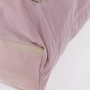 PRADA Tote Bag Nylon Pink Silver Auth 151432-11