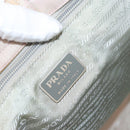 PRADA Tote Bag Nylon Pink Silver Auth 151432-19